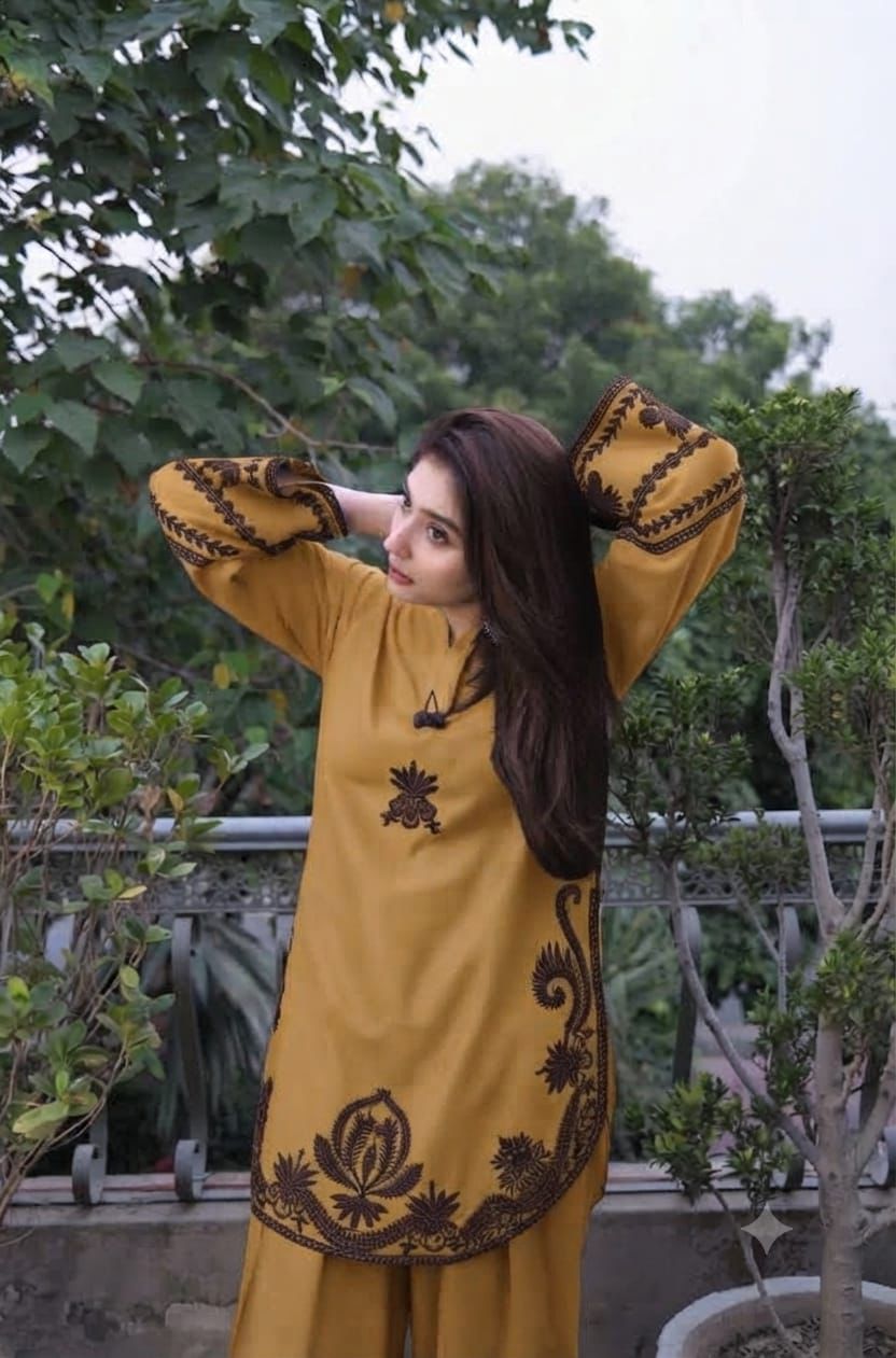 URGE Pure Dhanak 2pc Embroidered - Premium Winter Edition
