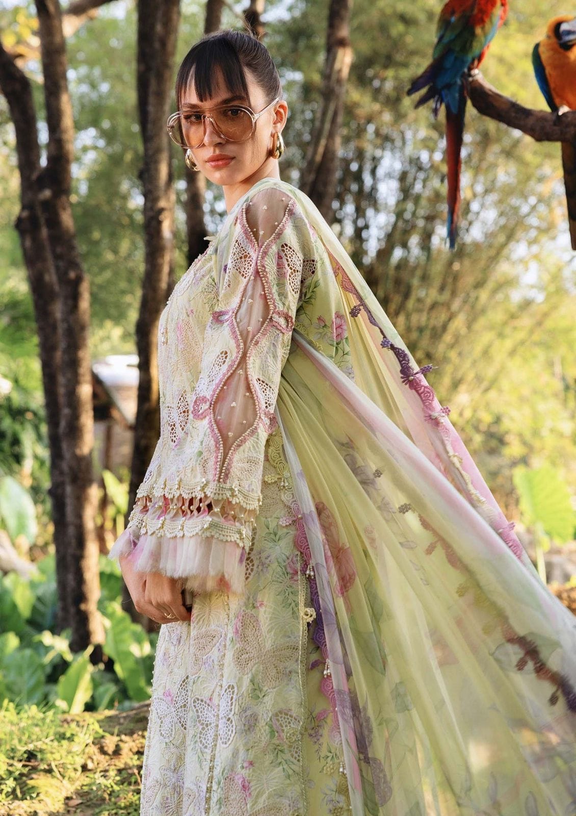 M Print Embroidery - Exclusive Summer Collection Premium Suit